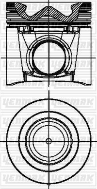 Fuso Canter 3.0 Euro5 4P10 Piston Segman STD 95.80mm YENMAK