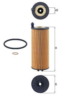 BMW Yağ Filtresi S58 G20 G80 G28 G22 G82 G01 F97 G08 G02 F98 MAHLE