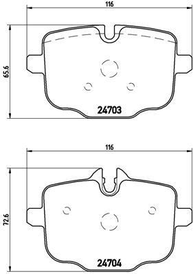 BMW G20 G80 G28 G22 G82 F10 F11 F12 F13 F06 G32 G01 F97 G08 G02 F98 Arka... BREMBO