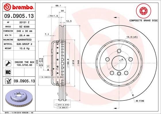 BMW G20 Ön Fren Diski BREMBO