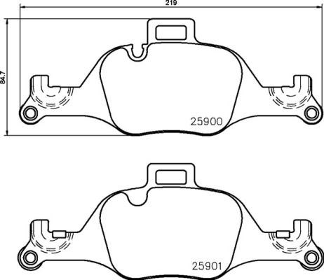 BMW G30 G31 G32 G11 G12 G01 G02 G05 G06 Ön Fren Balatası BREMBO