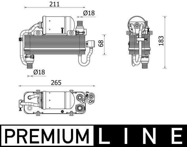 BMW G30 G31 G38 G32 G11 G12 G14 G15 G16 Klima Radyatörü MAHLE