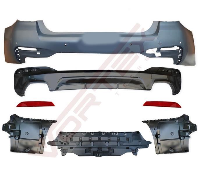 BMW G30 Arka Tampon M-Tech Set Komple DOGAN-