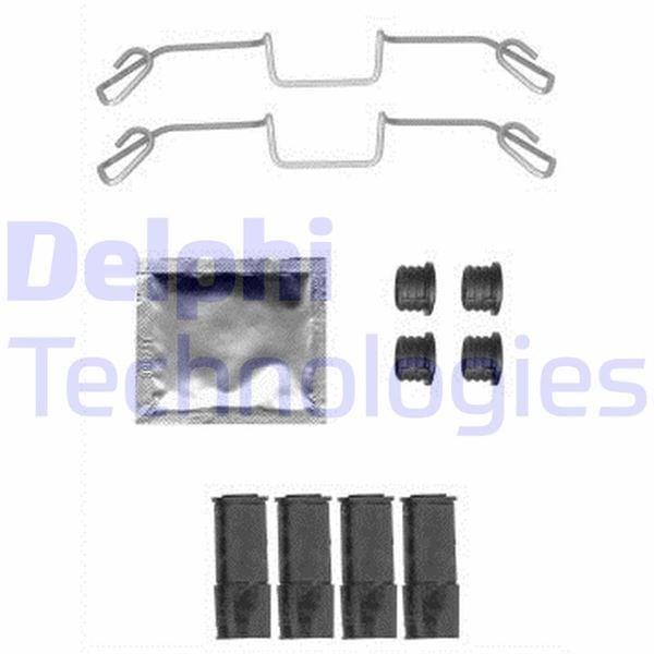 Ford Galaxy / Seat Alhambra / VW T4 Ön Fren Balata Montaj Takımı DELPHI