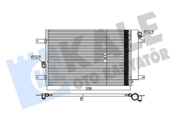 Ford Galaxy Klima Kondenseri KALE-RADYATOR