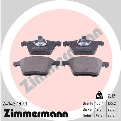 Ford Galaxy Ön Fren Balatası ZIMMERMANN
