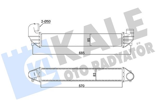 Ford Galaxy Intercooler 1.9 TDI KALE-RADYATOR