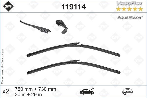Ford Galaxy SWF Aquablade Flat Blade Muz Tipi Silecek VALEO