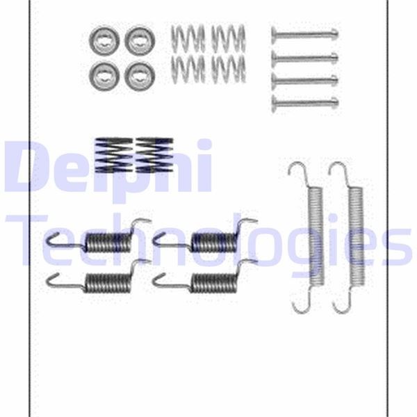 Hyundai Getz Arka Fren Pabuç Montaj Takımı DELPHI