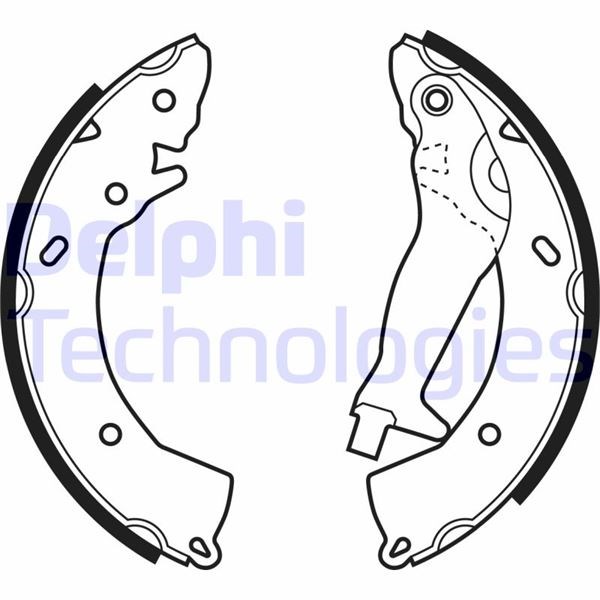 Hyundai Getz Arka Fren Pabucu DELPHI