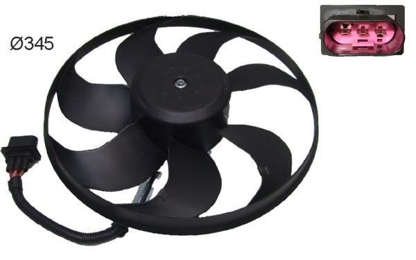 Volkswagen Golf Audi TT Fan Motoru MAHLE