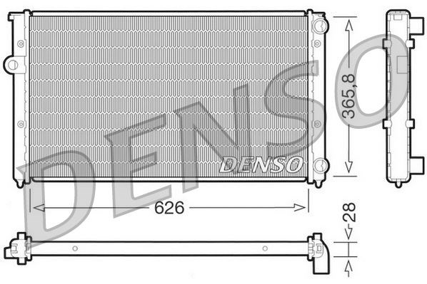 VW Golf 3 Motor Su Radyatörü DENSO