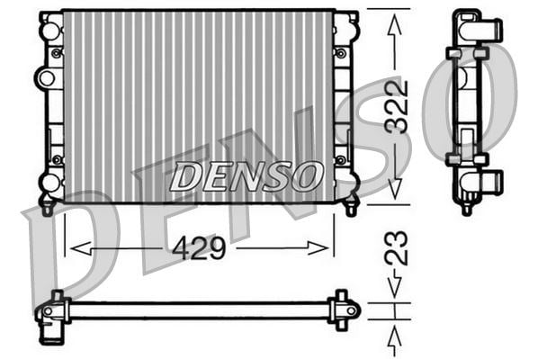 VW Golf 3 Motor Su Radyatörü DENSO
