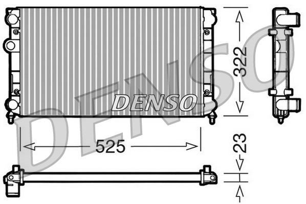 VW Golf 3 Motor Su Radyatörü DENSO