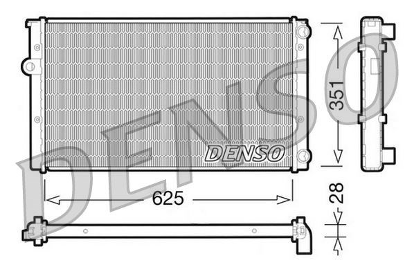 VW Golf 3 Motor Su Radyatörü DENSO