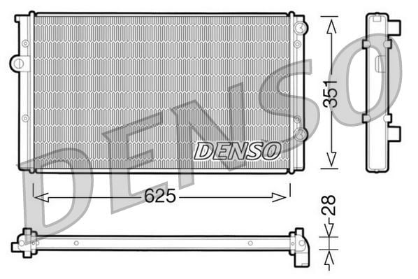VW Golf 3 Motor Su Radyatörü DENSO