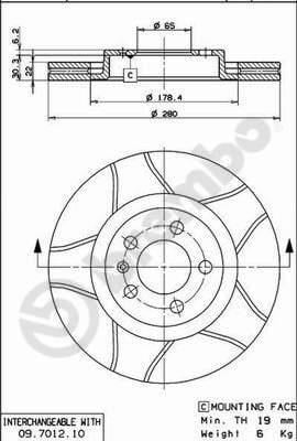 VW Golf 4 Bora Skoda Octavia Seat Toledo 2 Leon Audi A3 Ön Fren Aynası... BREMBO