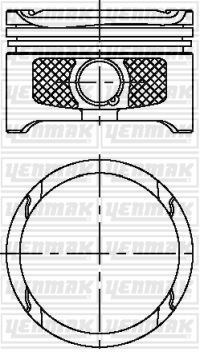 Volkswagen Golf IV Piston Segman 1.6 16V STD 76.51mm YENMAK