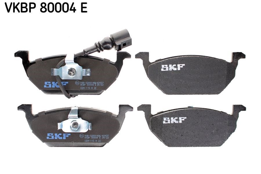 Volkswagen Golf 4 Golf 5 Jetta Bora Polo Audi A3 Seat Leon Ön Balata Fişli Küçük SKF