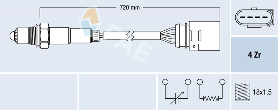 Volkswagen Golf Bora Audi A3 Seat Leon Skoda Octavia Volkswagen Caddy Polo... FAE