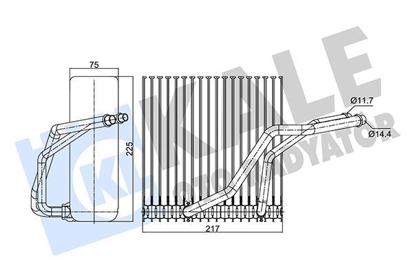 Volkswagen Golf IV Bora Audi A3 Seat Leon Toledo Skoda Octavia Kalorifer... KALE-RADYATOR