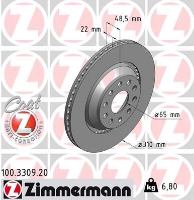Volkswagen Golf 5 Golf 6 Passat Eos Audi A3 Scirocco Arka Fren Aynası Havalı ZIMMERMANN