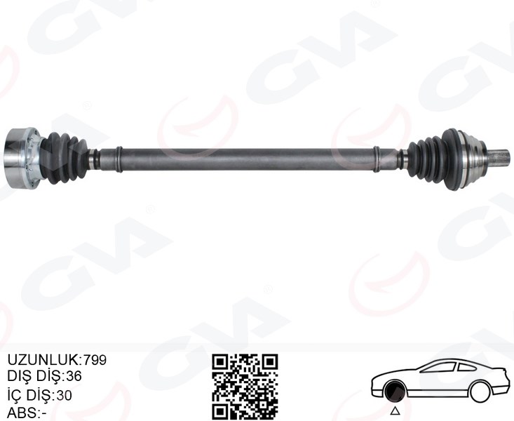 Volkswagen Golf 5 Komple Aks Sağ Düz Vites GVA