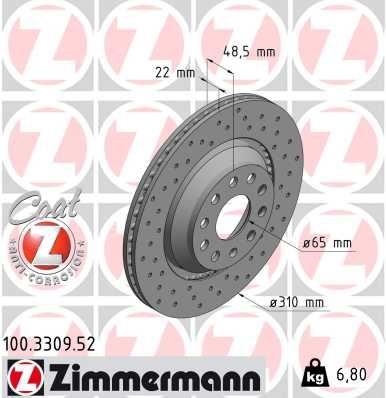 Volkswagen Golf 5 Golf 6 Passat Eos Audi A3 Scirocco Arka Fren Aynası Havalı... ZIMMERMANN