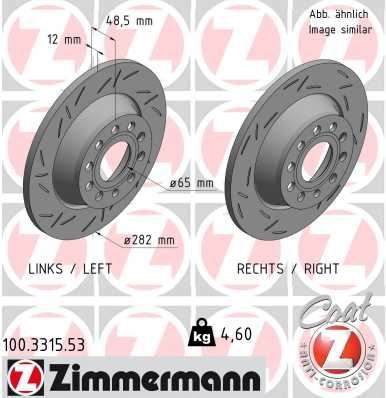 Volkswagen Golf 5 Golf 6 Passat Jetta 3 Touran Tiguan Audi A3 Skoda Octavia... ZIMMERMANN
