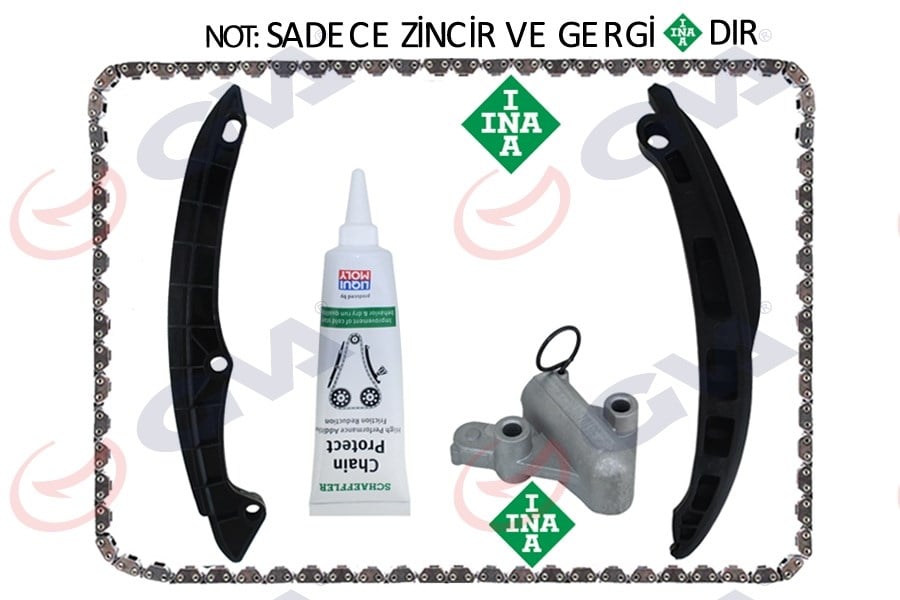 Volkswagen Golf Jetta Passat Eksantrik Zincir Seti GVA