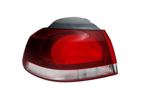 Volkswagen Golf 6 GTI Arka Sol Stop Lambası Siyah Hatchback 2008- TYC