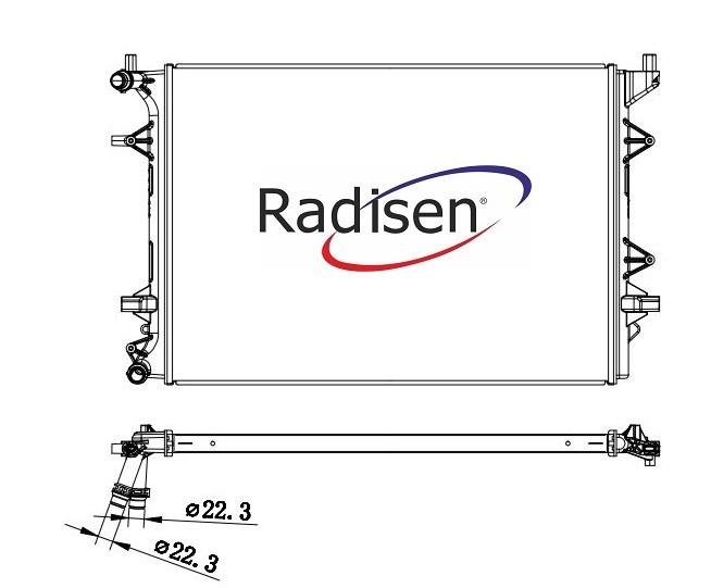 Volkswagen Golf VI Su Radyatörü RADISEN