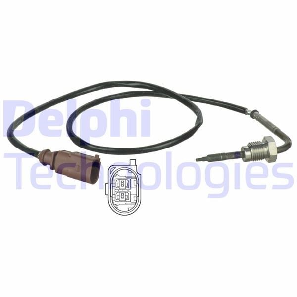 Volkswagen Golf 6 Jetta Passat Caddy Audi A3 Egzoz Sıcaklık Sensörü DELPHI