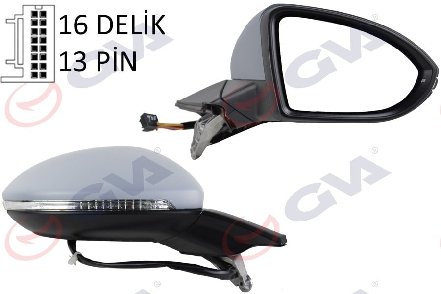 Volkswagen Golf 7 Dış Dikiz Aynası Sağ GVA