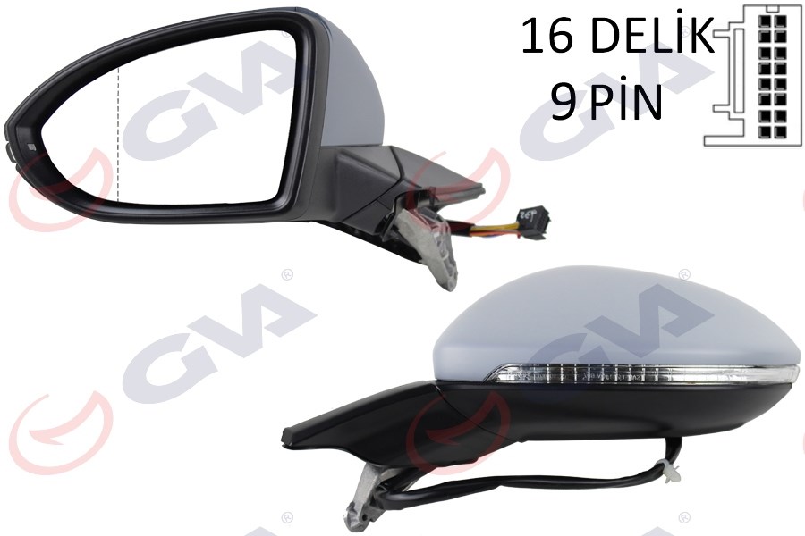 Volkswagen Golf 7 Dış Dikiz Aynası Sol GVA