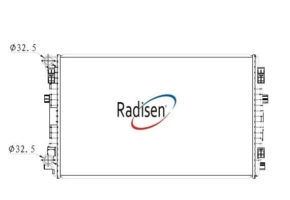 Volkswagen Golf 7 Su Radyatörü RADISEN