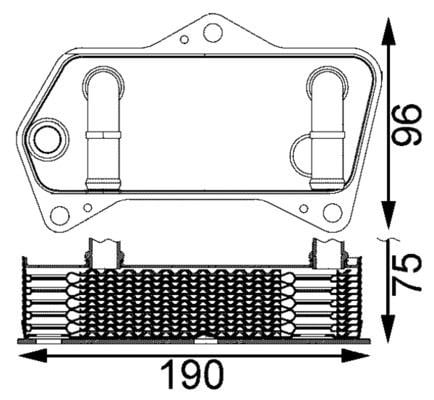 Volkswagen Golf Jetta Passat Caddy Audi A3 Yağ Soğutucusu Otomatik Şanzıman... MAHLE