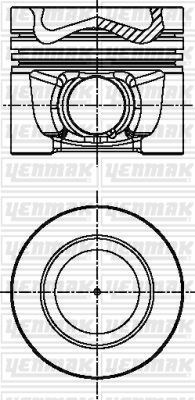 Volkswagen Golf Audi A3 TT Skoda Superb 2.0 TDI Piston Segman 0.50 YENMAK