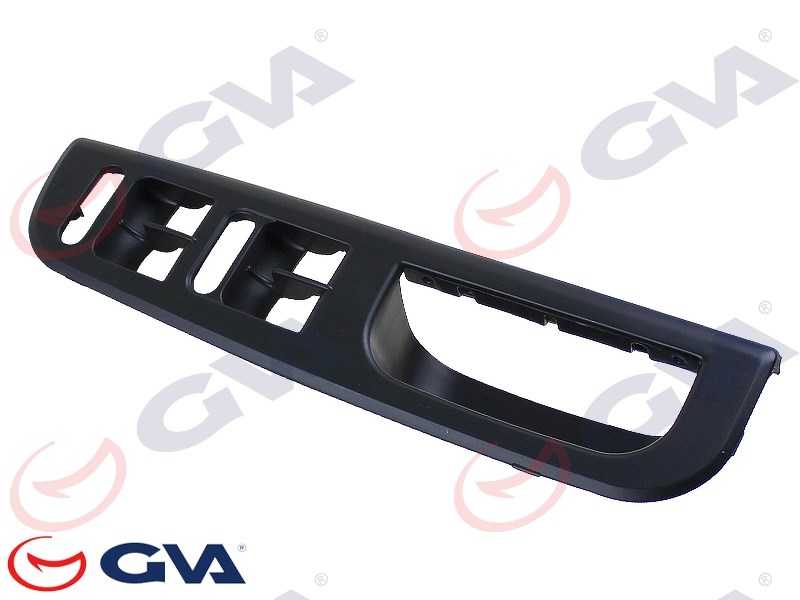 Volkswagen Golf Cam Düğme Çerçevesi Sol Siyah Kapı Tutamağı GKL