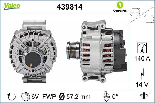 VW Golf Scirocco Seat Leon Alternatör VALEO