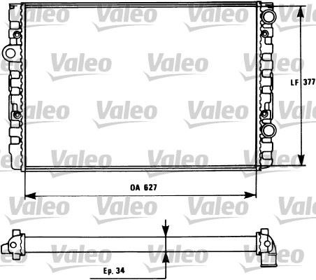 Volkswagen Golf III Radyatör Dizel TD VALEO