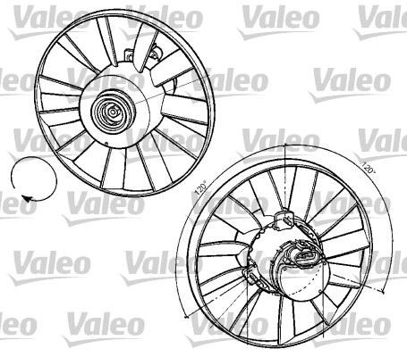 Volkswagen Golf III Fan Motoru VALEO