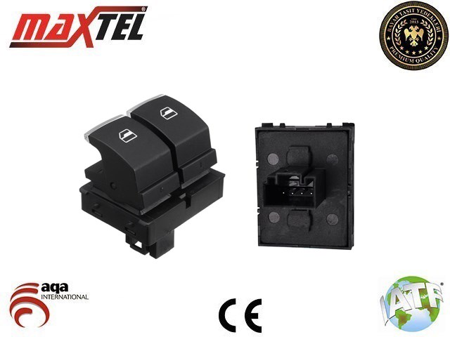 Volkswagen Golf V Jetta Polo Caddy Amarok Sol Cam Kaldırma Anahtarı MAXTEL