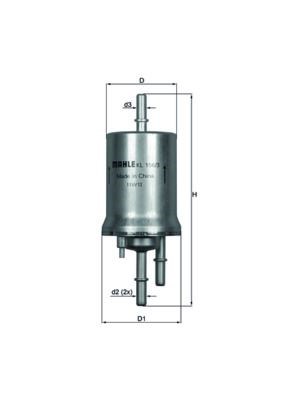 Volkswagen Golf V / Jetta III / Polo IV / Caddy III / Skoda Fabia II /... MAHLE
