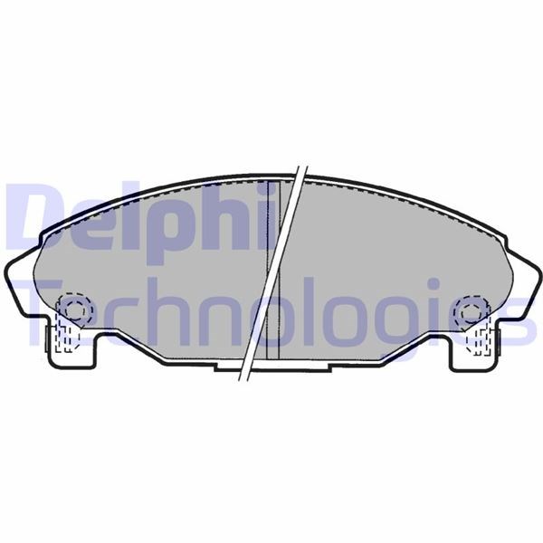 Daihatsu Gran Move Charade Ön Fren Balatası [Aşınma İkaz Soketli] DELPHI