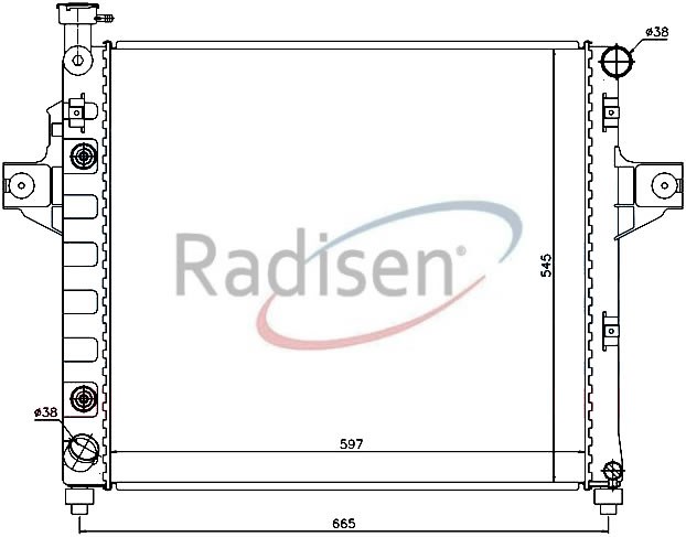 Jeep Grand Cherokee Radyatör RADISEN