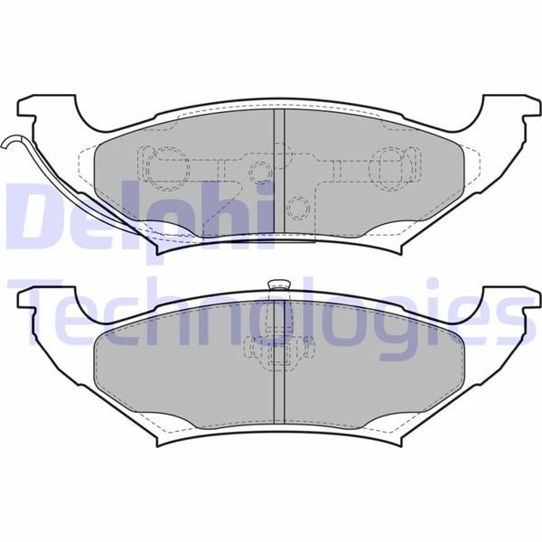Chrysler Grand Voyager Arka Fren Balatası DELPHI