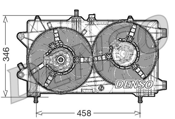 Fiat Grande Punto Radyatör Fanı DENSO