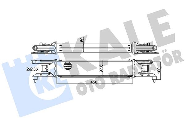 Fiat Grande Punto İntercooler KALE-RADYATOR