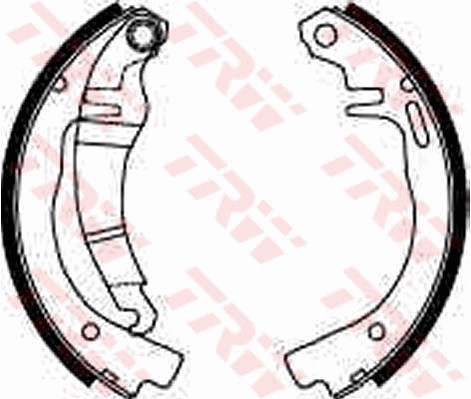 Opel GT Arka Aks Pabuçlu Balata Kiti TRW